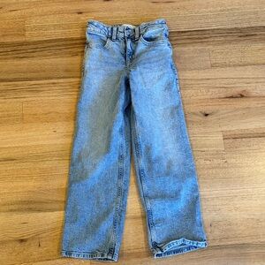 Abercrombie Kids High Rise Wide Leg Jeans size 7/8 Long